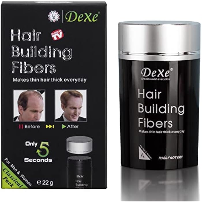 Dexe Hair Building Fiber Black 01 - Image 1